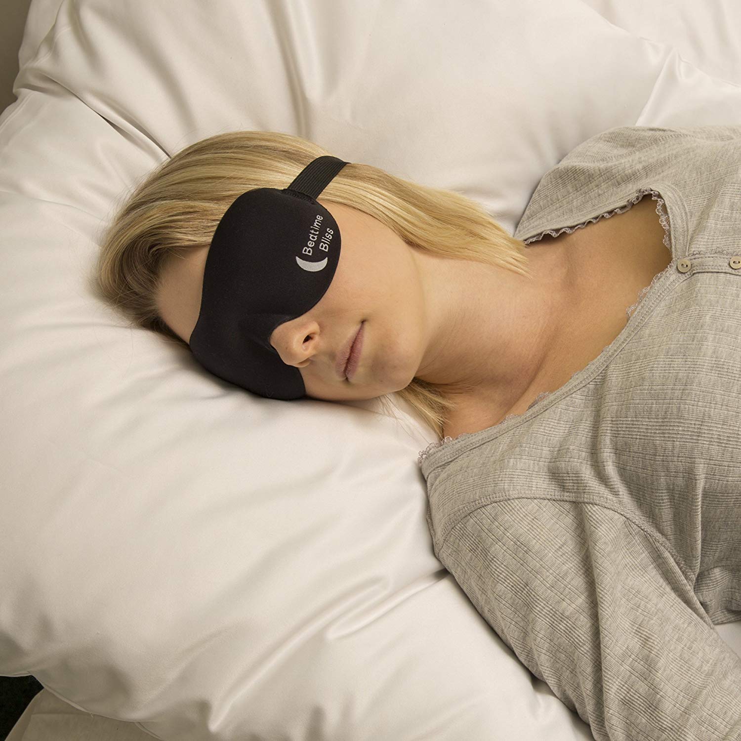 100% Blackout Sleeping Mask for Women & Men- Eye Mask